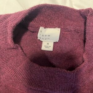A New Day Plum Knit Top